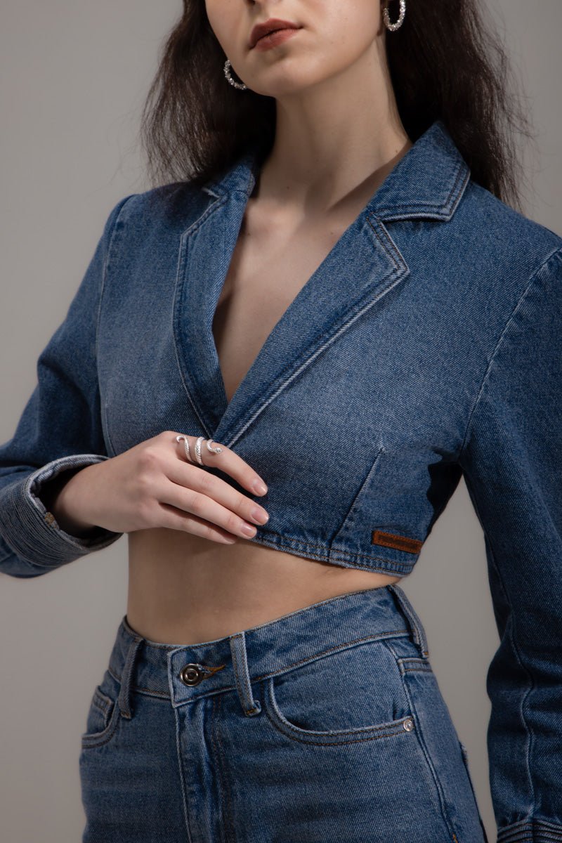 Empress Denim Blazer - Remerge