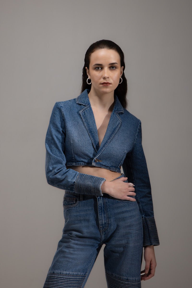 Empress Denim Blazer - Remerge