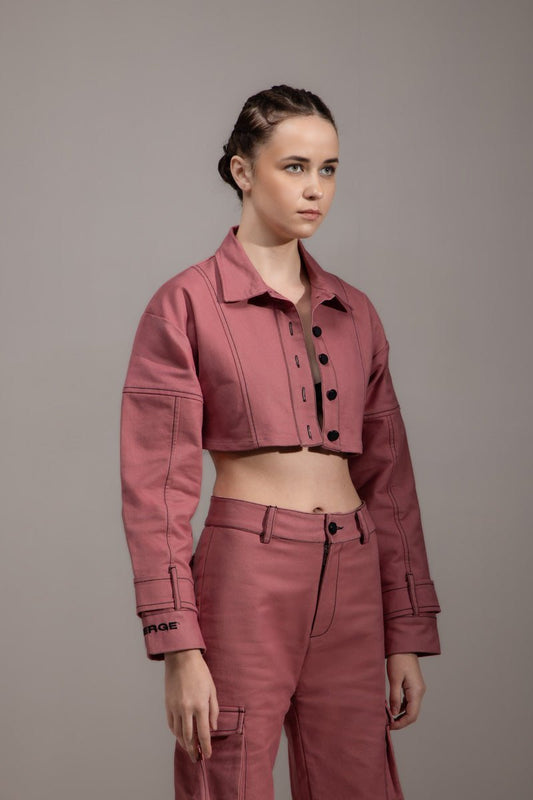 Flamingo Cropped Jacket - Remerge