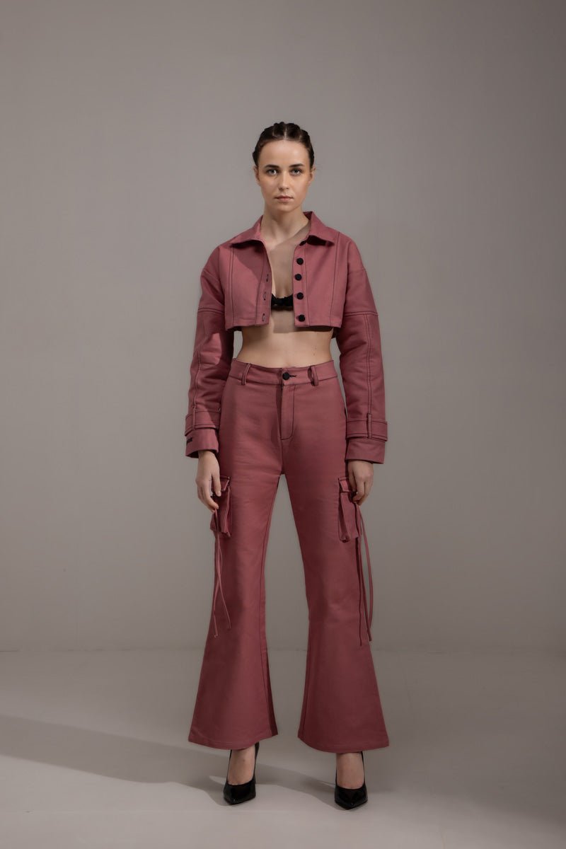 Flamingo Flared Cargo Trousers - Remerge