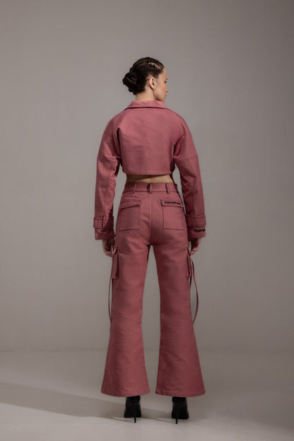 Flamingo Flared Cargo Trousers - Remerge