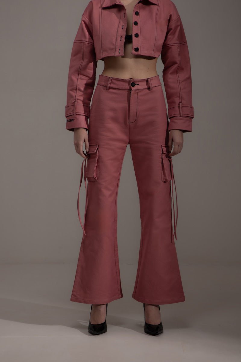 Flamingo Flared Cargo Trousers - Remerge