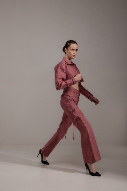 Flamingo Flared Cargo Trousers - Remerge