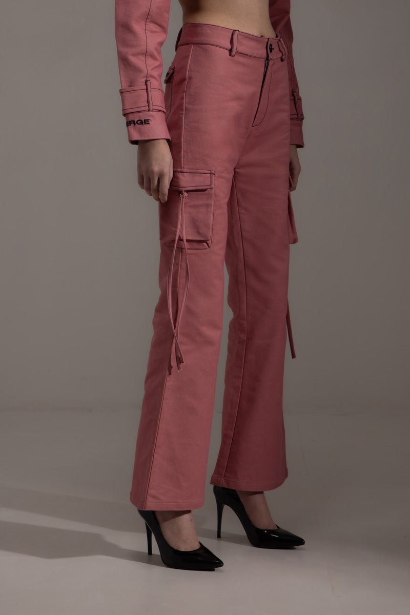 Flamingo Flared Cargo Trousers - Remerge